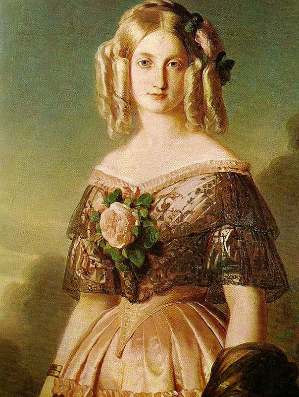 Franz Xaver Winterhalter the duchesse d' aumale china oil painting image